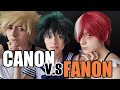 Canon vs fanon  todobakudeku cosplay