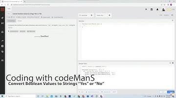 (Archived) Codewars 8 kyu Convert Boolean Values to Strings "Yes" or "No" JavaScript