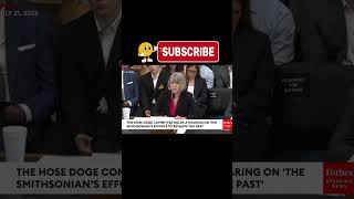 Brandon Gill questions Smithsonian #politics #viral #subscribe #usa #wakeup
