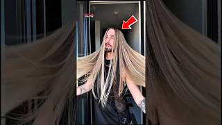 🤯 3 Men With the LONGEST Hair You’ve EVER Seen! 😱🔥 #Shorts