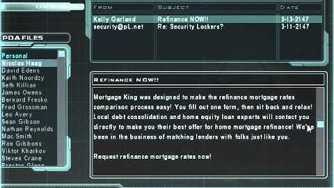 Doom 3 RoE - Nicholas Haag PDA