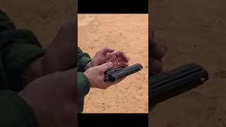 Fully automatic rubber bullet gun Colombia South America #shorts screenshot 3