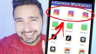 Como Duplicar o Instagram - alternar de conta Facil