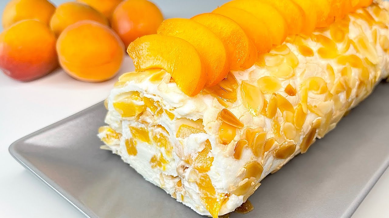 БЕЗ МУКИ, БЕЗ ДРОЖЖЕЙ, БЕЗ МАСЛА и МАСЛА! Свежий и сливочный десерт! # 203