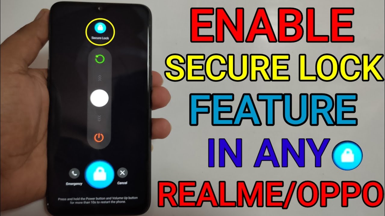 How To Use Secure Lock feature in Any Realme/Oppo Secure Your Phone
