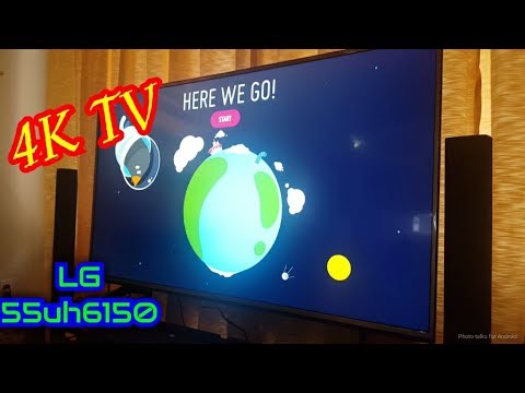 LG 55uh6150 Unboxing and Start-up - 4K Ultra HD - Smart TV - WebOS