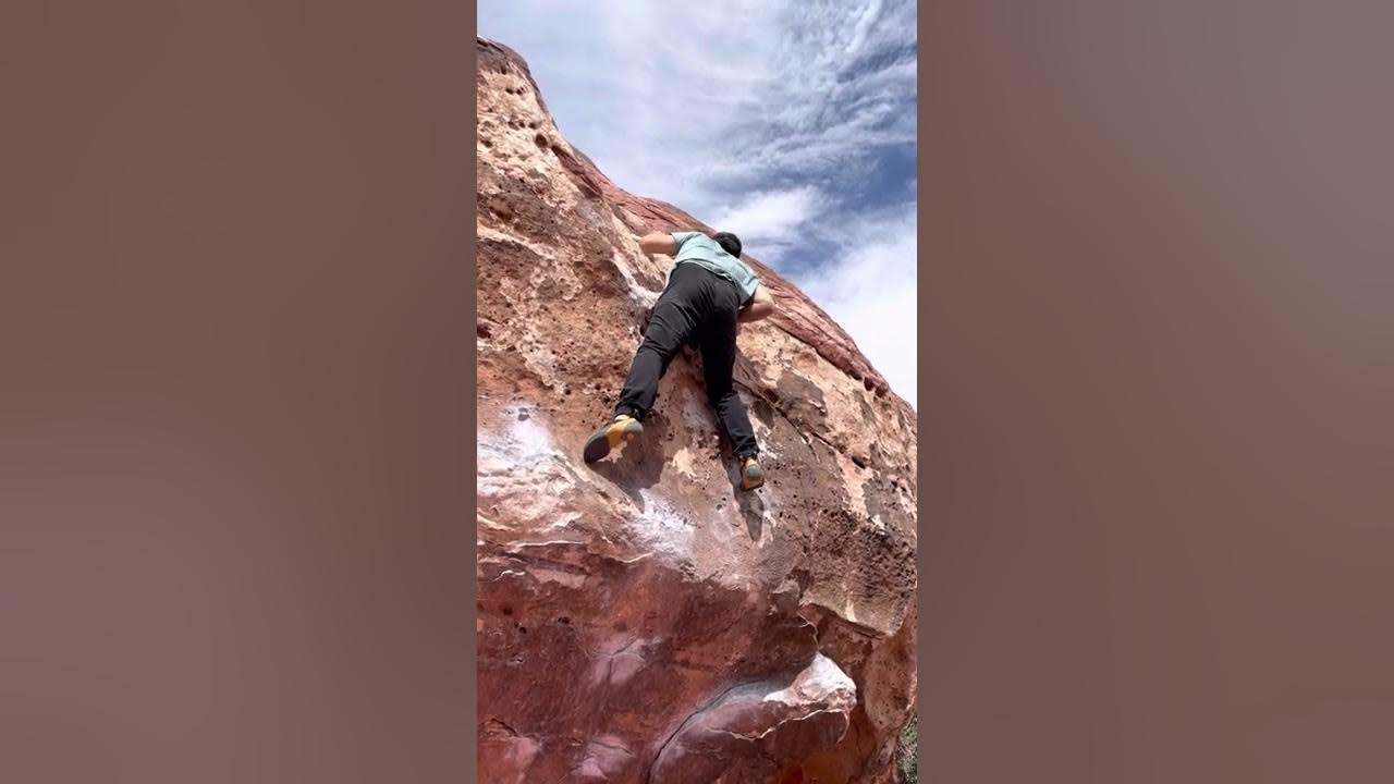 Monkey Wrench V7 Red Spring, Red Rock Bouldering YouTube