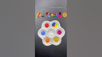 Squid Games vs Poppy playtime 4 Mixing #satisfying #poppyplaytimemonster #colormixing #squidgame2