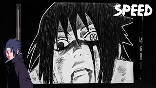 Sasuke uchiha (Naruto) - Speed Drawing