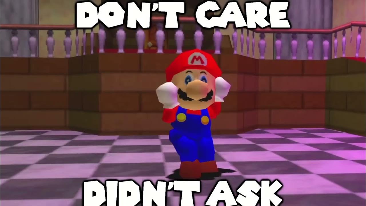 Don't Care Didn't Ask - Mario Dance (SMG4) - YouTube