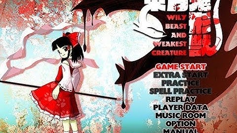 Touhou 17 東方鬼形獣 ～ Wily Beast and Weakest Creature || Blind Playthrough!!