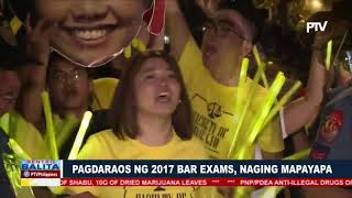 Pagdaraos ng 2017 bar exams, naging mapayapa