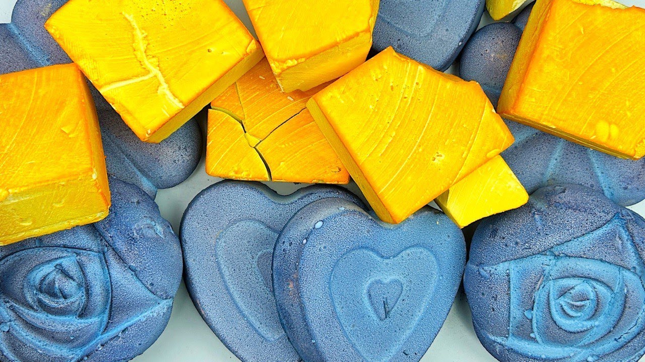 COLORED GYM CHALK★Crispy powder★Compilation set★Oddly satisfying video ...