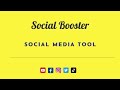 Social booster test