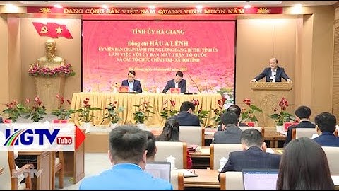 Bí thư tỉnh uỷ Hầu A Lềnh làm việc với MTTQ và các tổ chức CT XH - Ngày 28/2/2025