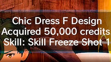 When you finally got Skill Freeze Shot【SAOFB】