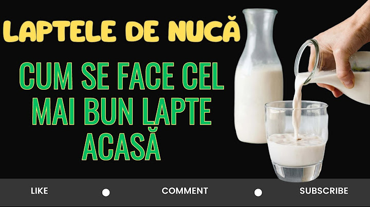 Laptele de NUCĂ - Cum se face cel mai bun lapte acasă? #viral