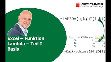 Excel-Funktion LAMBDA Teil I  – Ein Gamechanger für das Erstellen eigener Funktionen