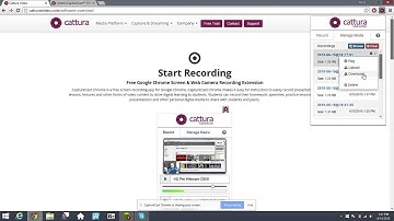 Getting Started with the Google CaptureCast Chrome Extension