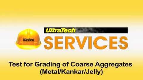Sieve analysis of Coarse aggregates-English