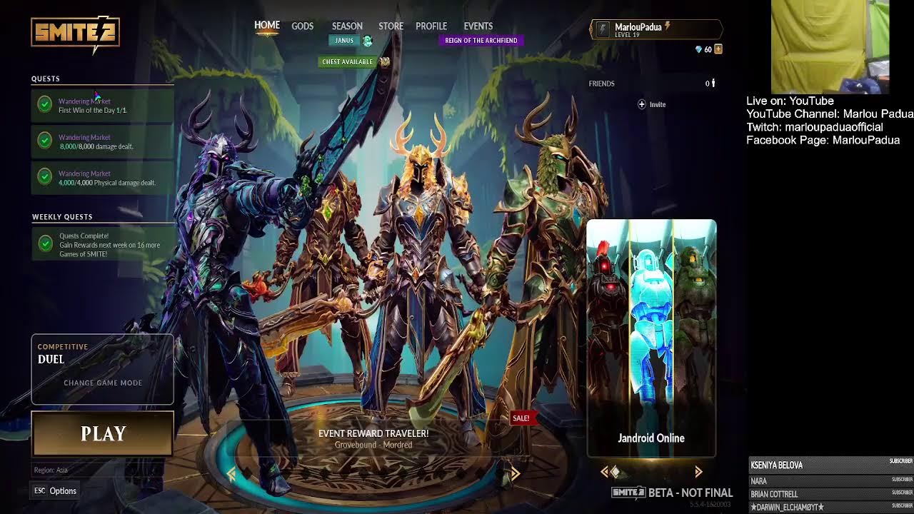 day 2 playing smite 2