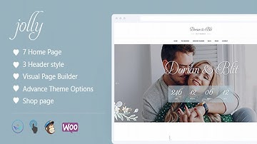 Jolly - Wedding Invitation & Planner WordPress Theme | Themeforest Website Templates and Themes