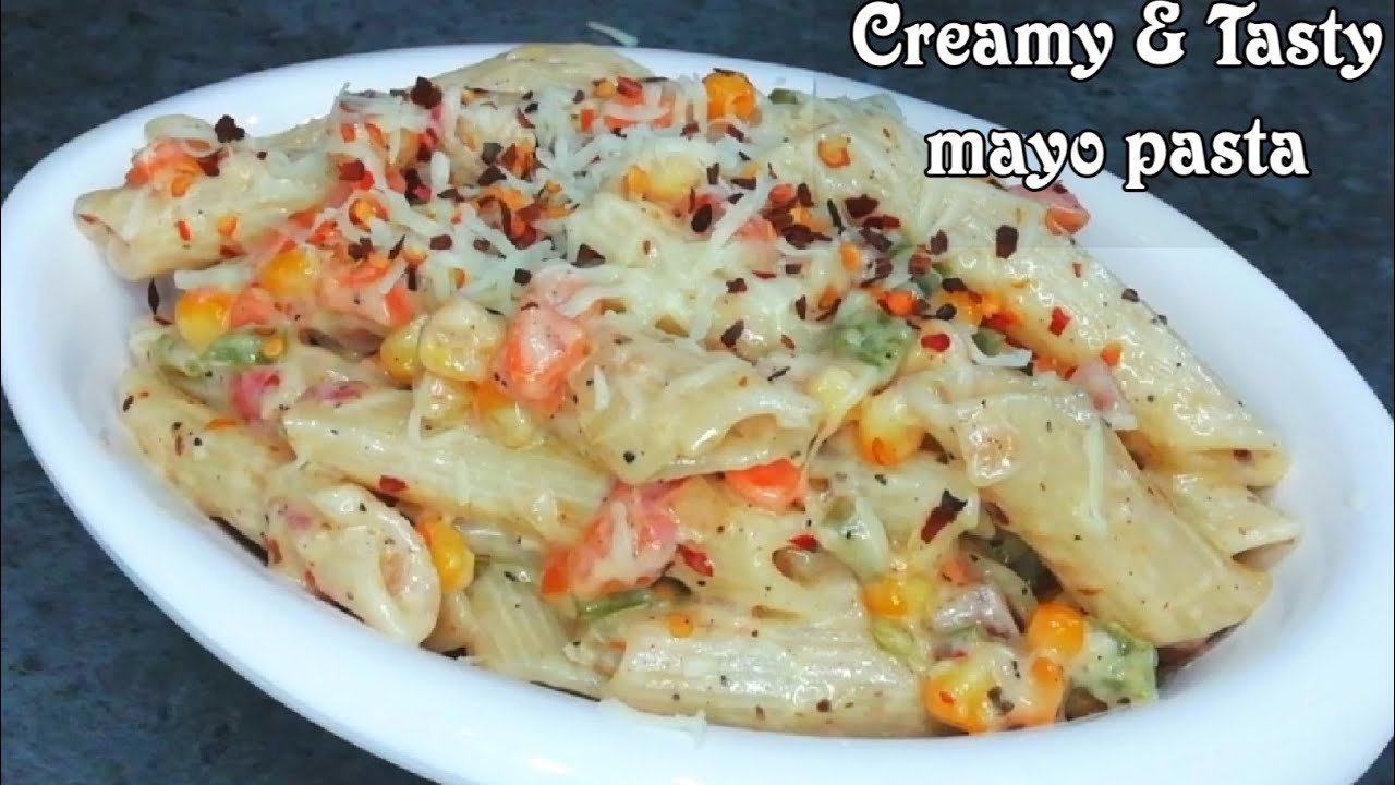 ️ Mayonnaise pasta recipe mayo pasta salad pasta salad with mayo