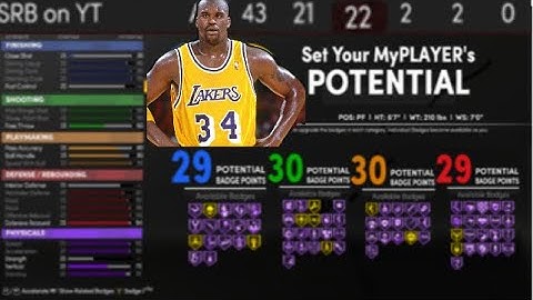 Prime Shaq build on nba2k21!