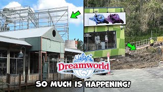 NEW! Dreamworld | Big Rivertown Restaurant Update, Bye Bye Motocoaster Entrance & MORE!