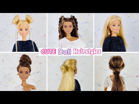 Amazon.com: Barbie Totally Hair Star-Themed Doll, 8.5 inch Fantasy Hair,  Dress, 15 Hair & Fashion Play Accessories (8 with Color Change Feature) for  Kids 3 Years Old & Up : Toys & Games
