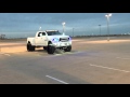 NS Kustom performance Ram mega cab Dually doing a donut