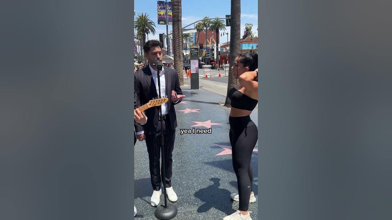 THIS SONG IS CALLED "NEW HEART"❤️ Throwing a Water Balloon Then Pretending to Sing in Public😭🥀