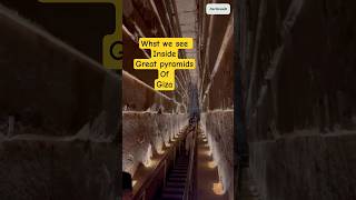 Exploring the Hidden Chambers of Giza Pyramid 👀| Factivault #egypt #pyramids #giza #travel #shorts