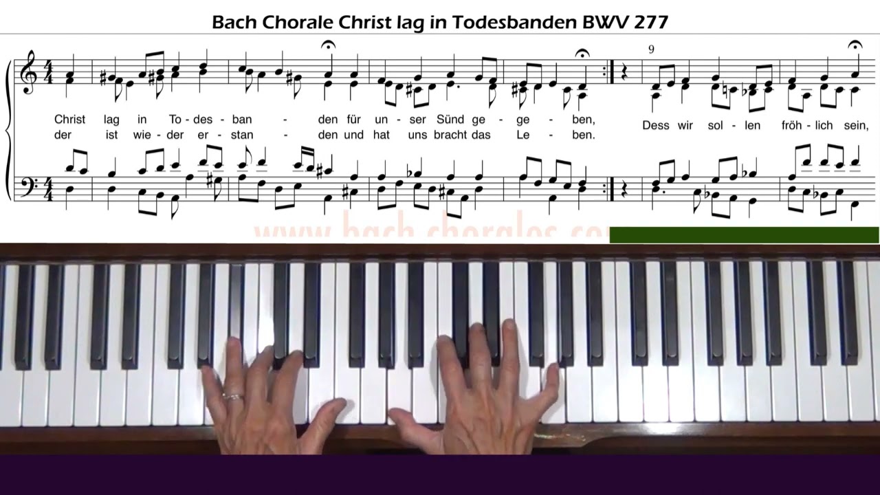 bach christ lag in todesbanden