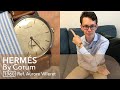  montre herms s1e47  lavis de charles avec cette rare montre herms signe corum