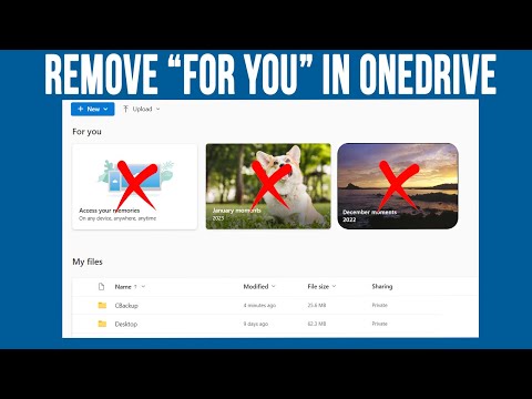 How to Disable or Remove the For You Section in OneDrive