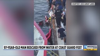 Coast Guard member rescues man, 97, at Grand Haven festival