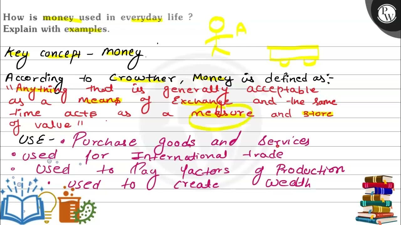 how-is-money-used-in-everyday-life-explain-with-examples-key-concept