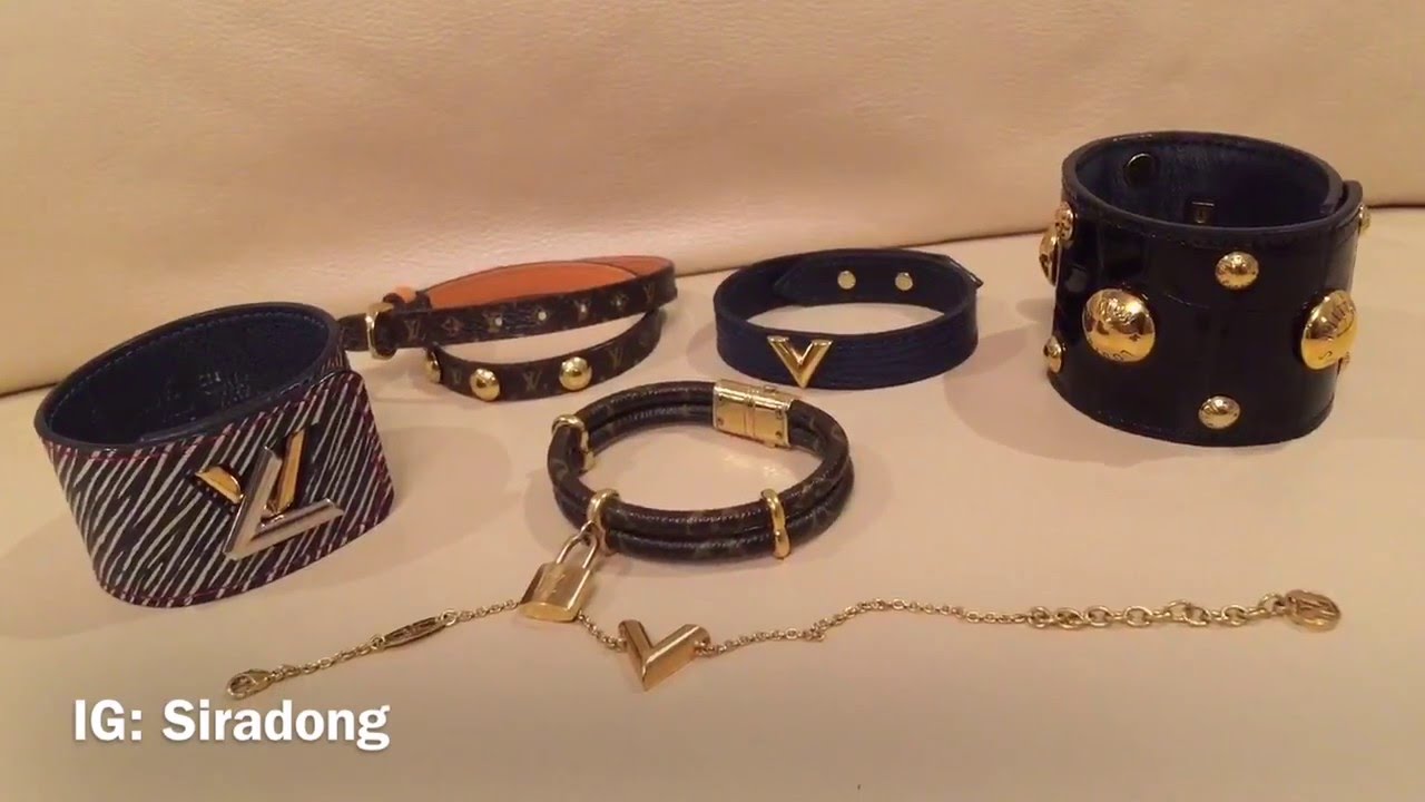 Review: LV bracelets - YouTube