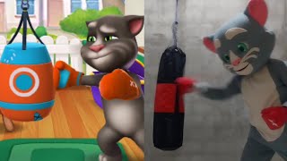 Cosplay My Talking Tom 2 - Imitate Boxing