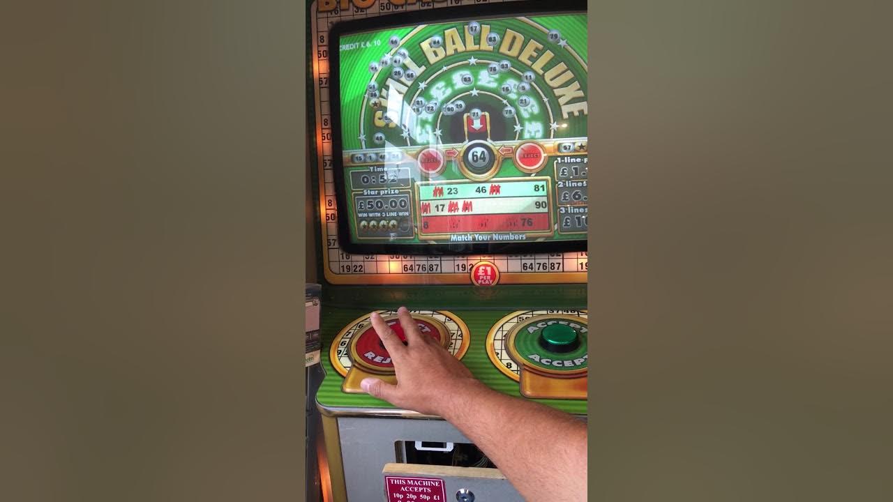 Skill ball bingo arcade machine YouTube