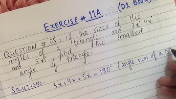 Mathematics Book 1(D1) | Q#5,6 | exercise#11A | 7th Edition | new syllabus