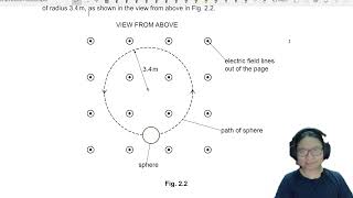 MJ22 P41 Q2 Charged Sphere in E-field, G-field & B-field | 9702 CAIE Physics MJ22 P41 Q2 Charged Sphere in E-field, G-field & B-field | 9702 CAIE Physics