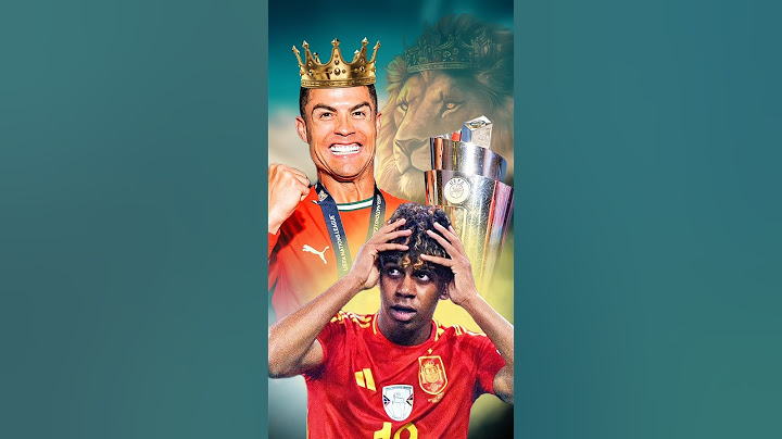 كيف أنتقم رونالدو من لامين يمال و منتخب أسبانيا 🔥❗️#shorts