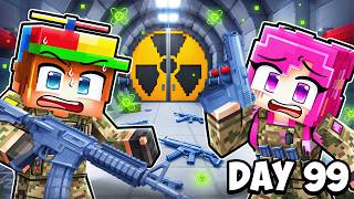 Surviving 100 Days in DAISYS MILITARY Bunker...