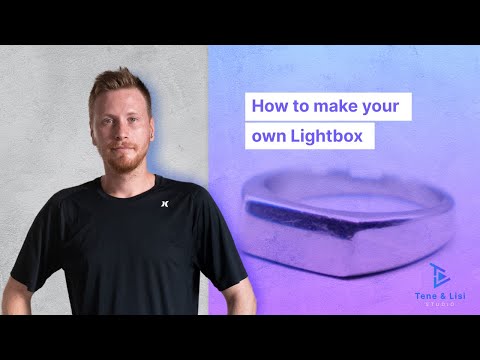 How to make your home made lightbox