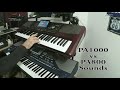 Korg PA1000 vs PA800 sounds