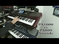 Korg PA1000 vs PA800 sounds Mp3 Song