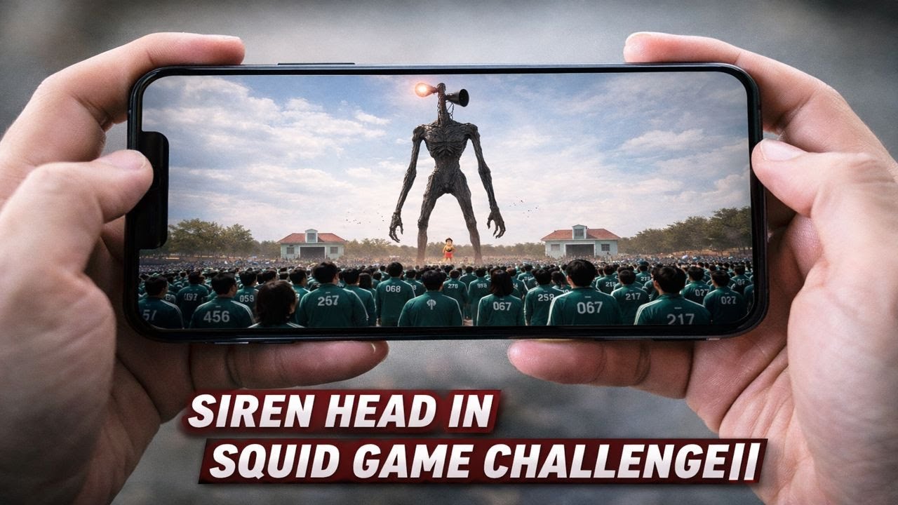 🛑Siren head In Squid Game Challenge 