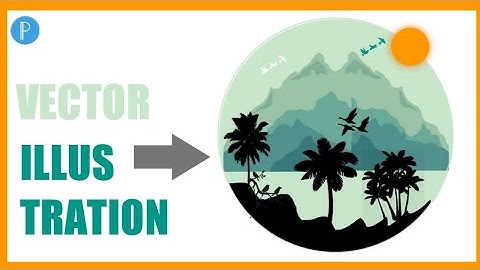 How to make a Landscape Vector Art | Vector Illustration on your phone || Pixellab